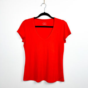 Grace Short Sleeve Bright Orange Blouse